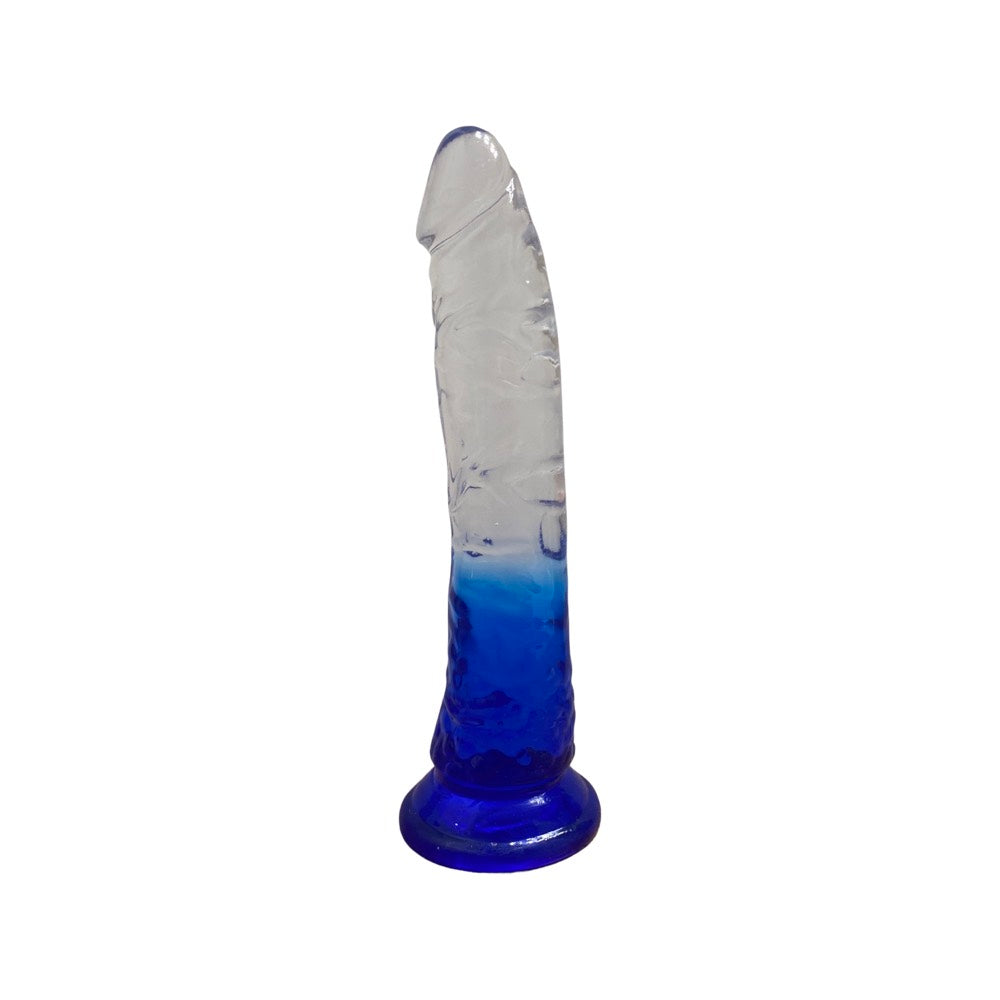 Blue Jelly Dildo