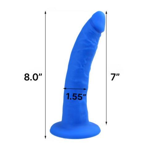 realistic 8 inch silicone dildo dimenions