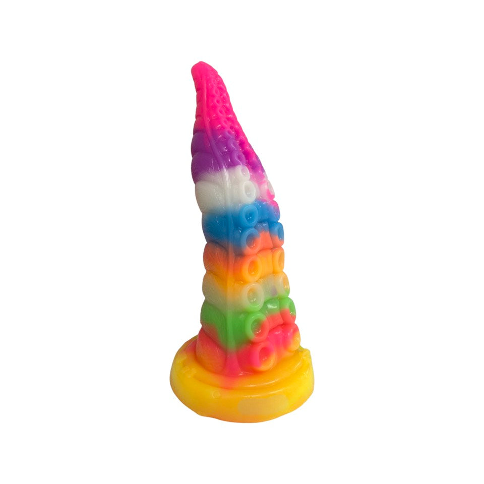 rainbow fantasy tentacle monster dildo