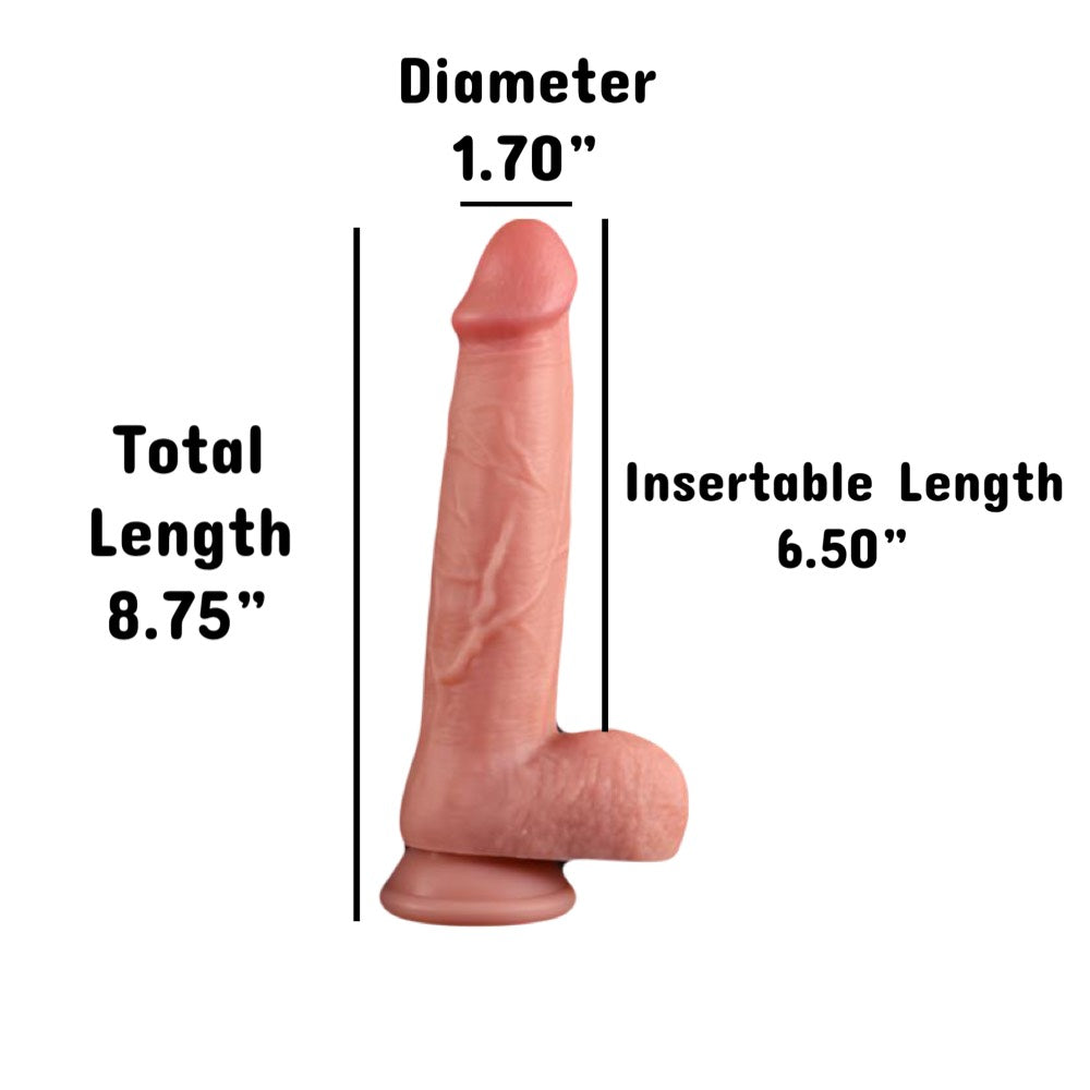 White Silicone Dildo