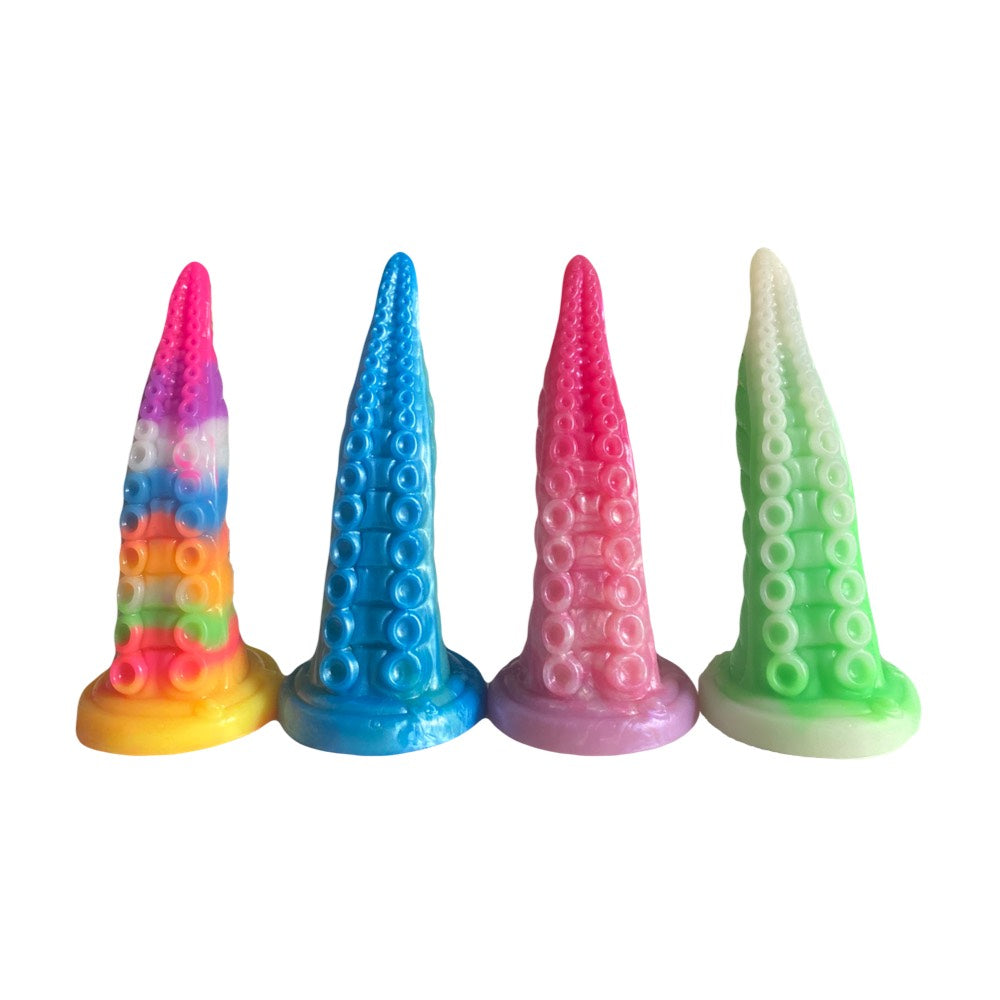 colorful fantasy tentacle monster dildos