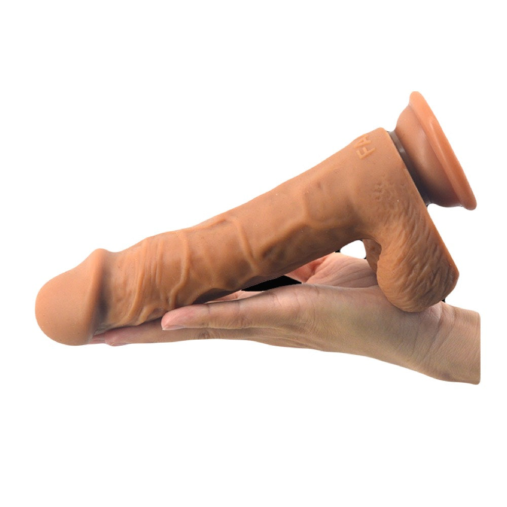 flesh color realistic dual density dildo