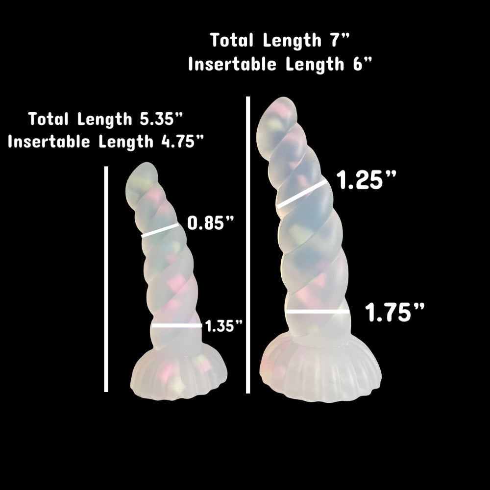 confetti fantasy silicone dildo dimensions