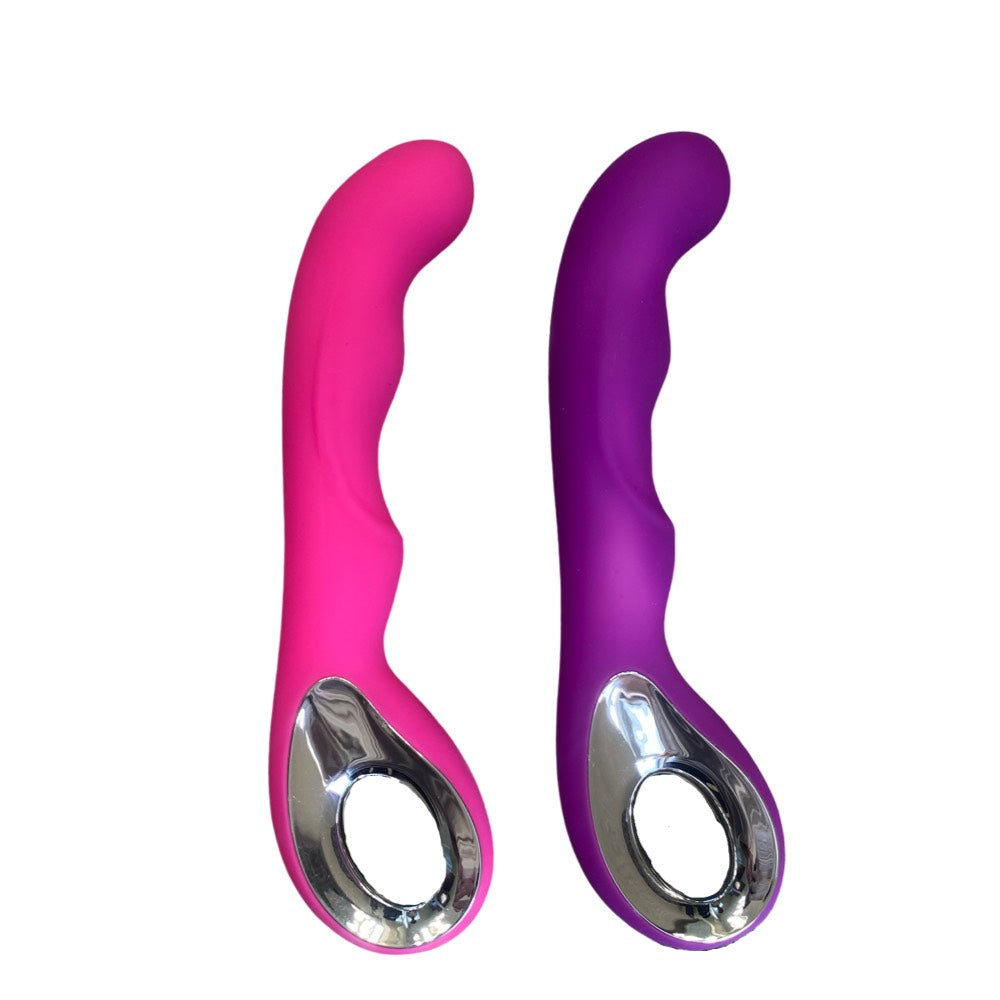 Pink and Purple Curved G-Spot Vibrators