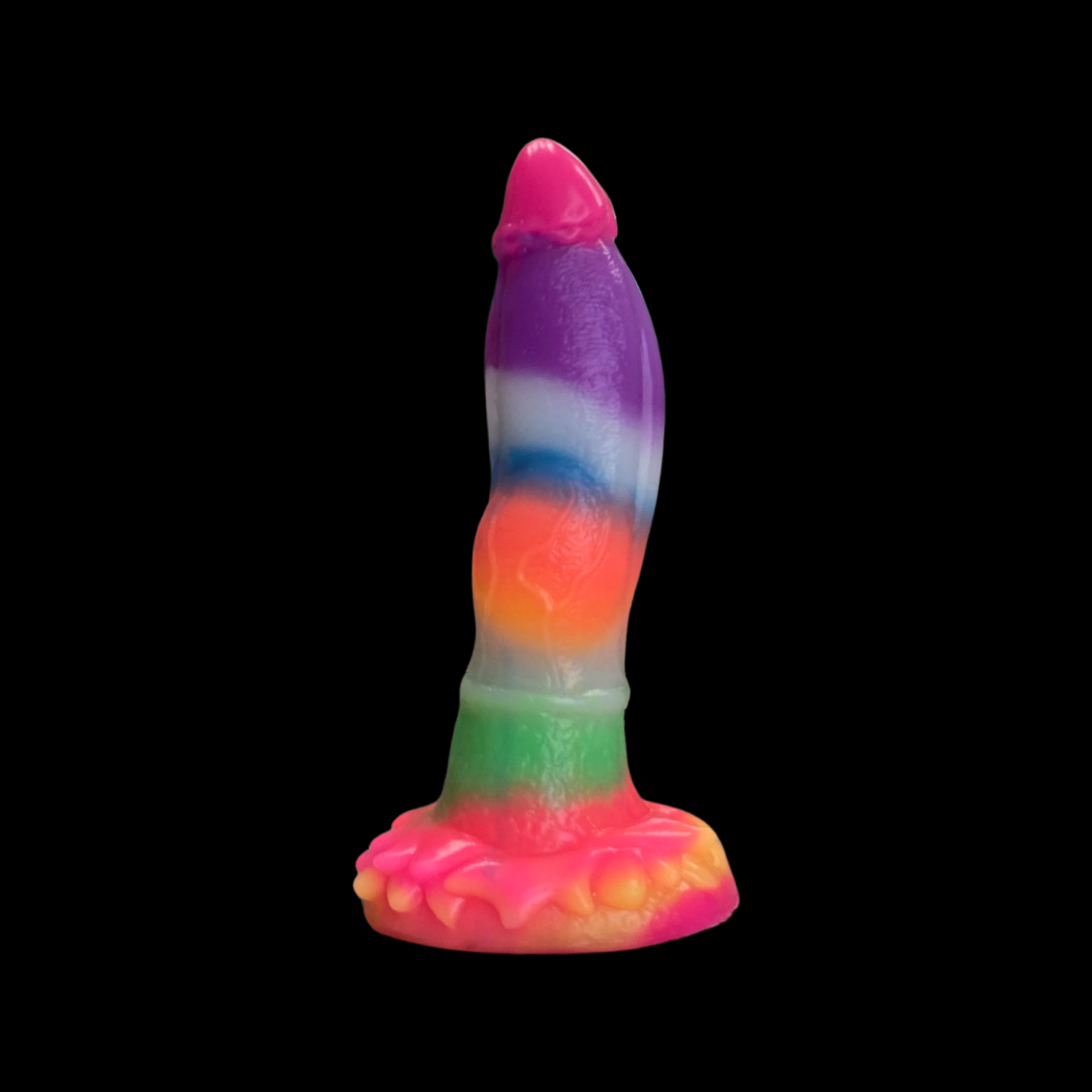 rainbow dinosaur monster dildo